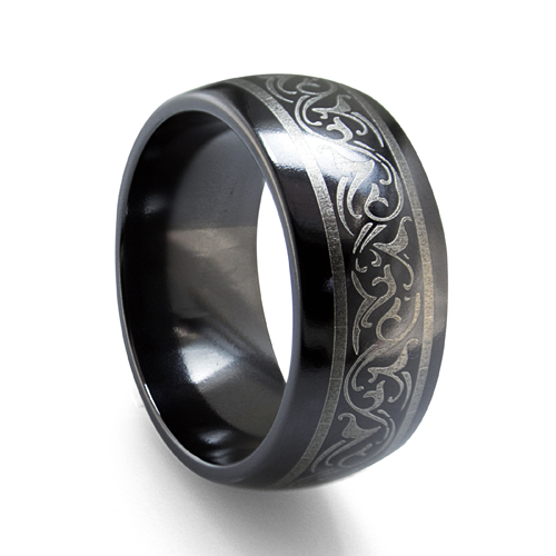Anium Tungsten Band 001 555 00031 Wedding Bands From P J Anium Tungsten Band