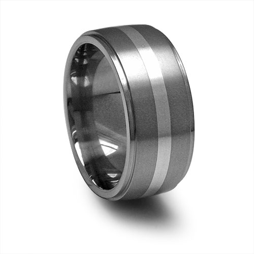 Anium Tungsten Band 001 555 00034 Wedding Bands From P J Anium Tungsten Band